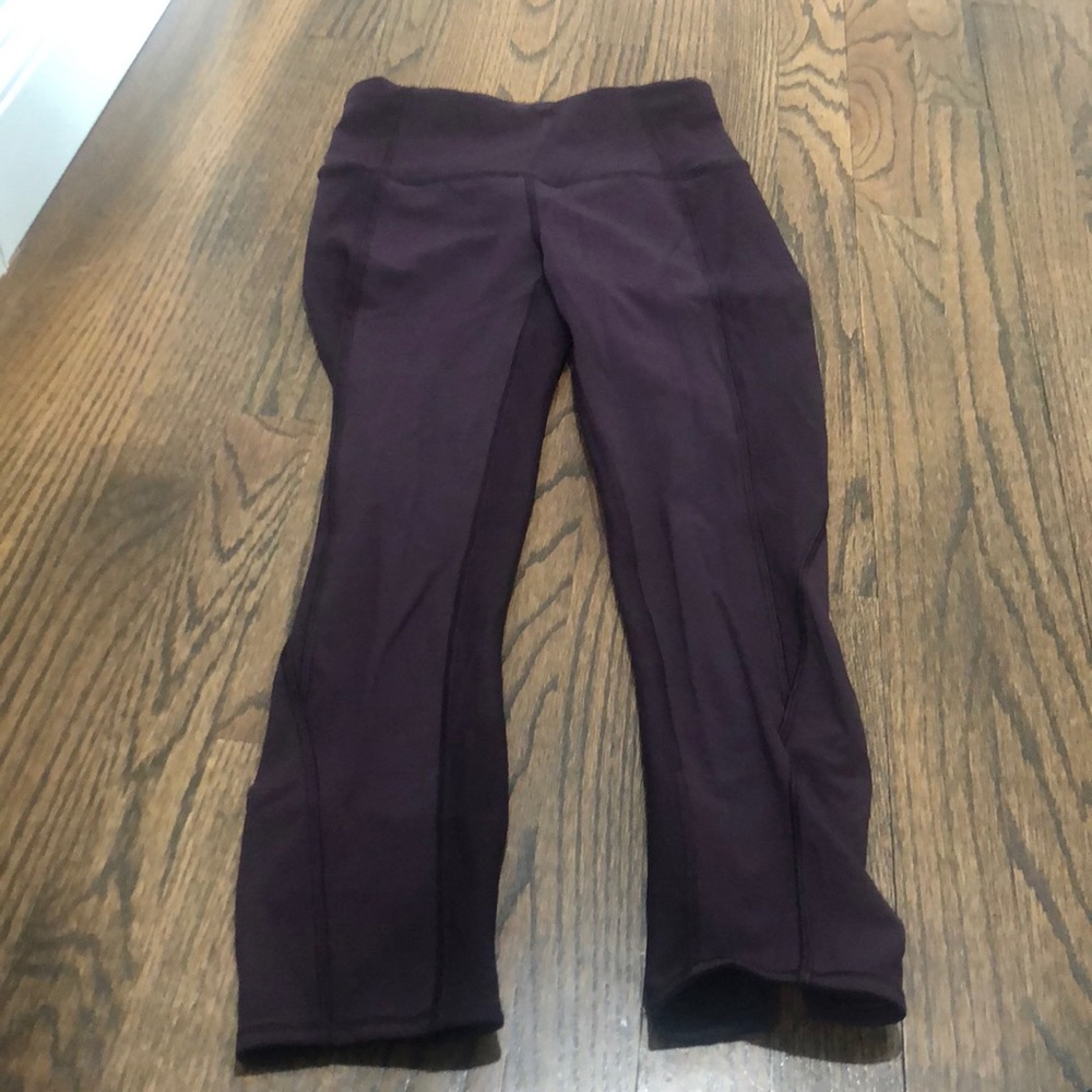 7/8 maroon luxtreme leggings